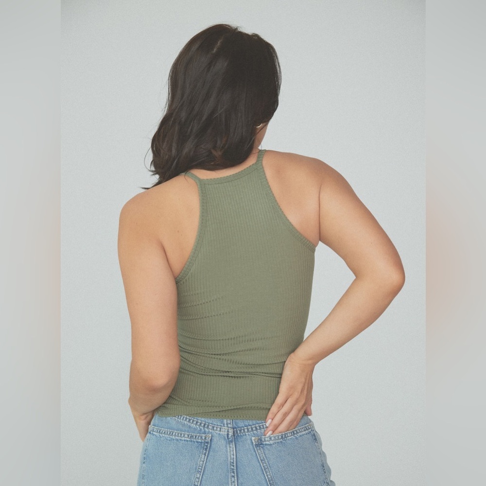 Klassy Network Ribbed High Neck Brami - Picture 4 of 12